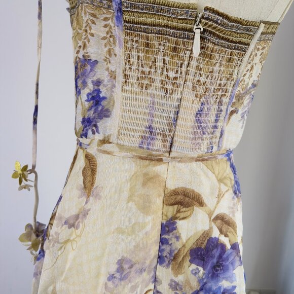 ZIMMERMANN Dawning Picnic Midi Dress In Floral Print - Picture 12 of 13